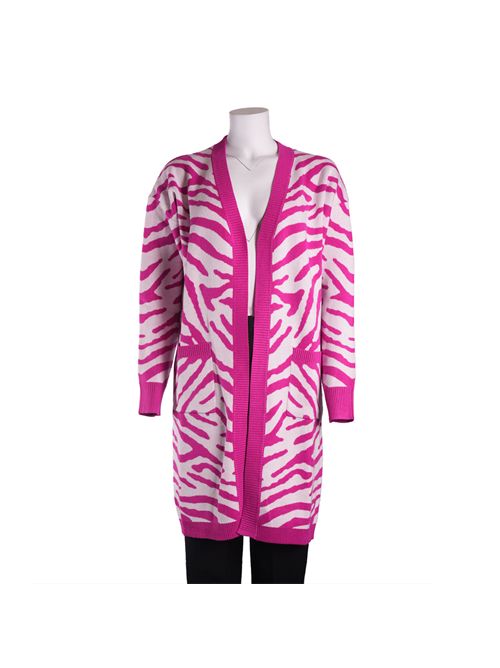 CARDIGAN LUNGO FANTASIA FUXIA ALV DONNA a/i ALVIERO MARTINI | 007/ALVFUXIA